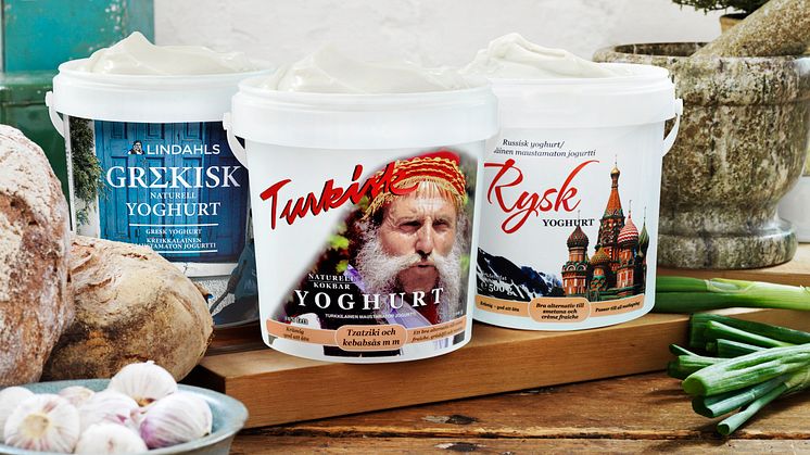 Grekisk, turkisk och rysk yoghurt