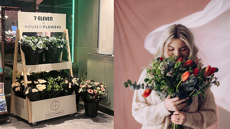 7-Eleven erbjuder kvalitetsblommor från House of Flowers i nytt pilotprojekt