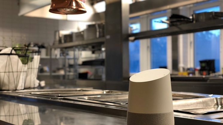 Google Assistent i restaurangköket