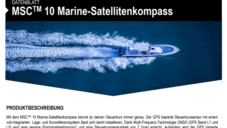 Datenblatt Garmin MSC 10