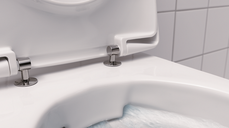 Helt utan spolkant ger nya toalettstolen Ifö iCon Rimfree bättre hygien och enklare rengöring