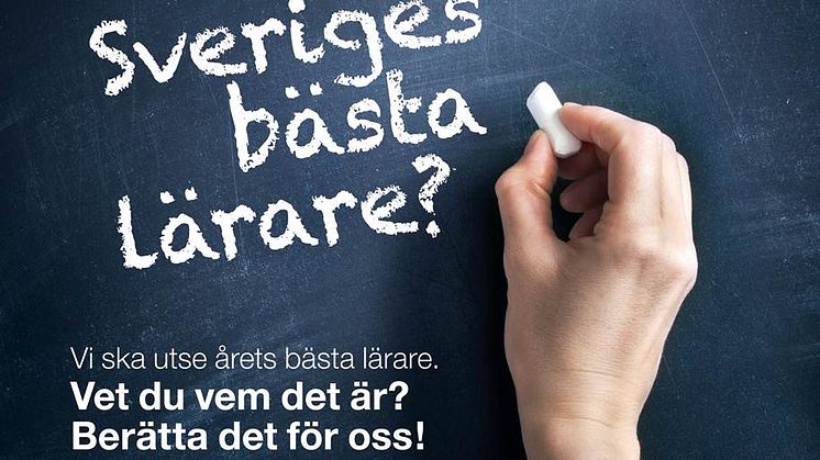 Vem är Sveriges bästa lärare 2013? 