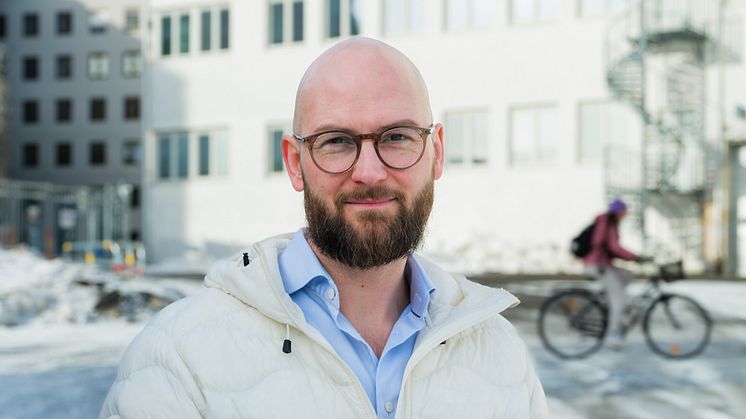 Fredrik Wirenblad, ny verksamhetschef för fastighet i Region Västerbotten, foto: Klas Sjöberg