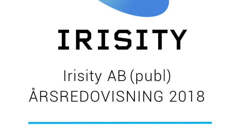 Irisity har publicerat årsredovisning för 2018