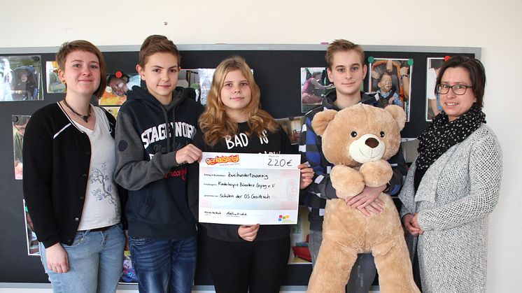 Genial Sozial: Oberschule Groitzsch spendet für Bärenherz