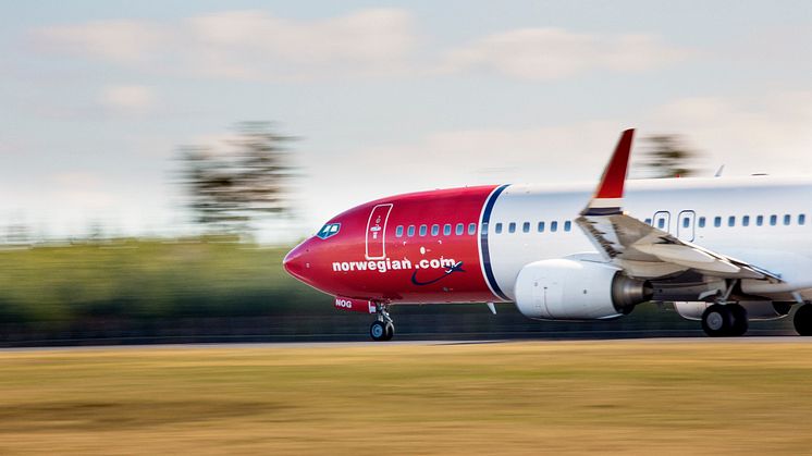 European holidaymakers and long-haul traffic boost Norwegian’s traffic figures for August