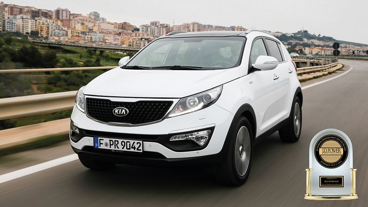 Kia Sportage vinnare i J.D. Powers VOSS nöjdhetsundersökning