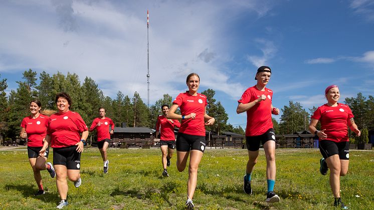 Undersökningen visar att dubbelt så många som tränar mer än fyra timmar i veckan gör det för att det är kul än de som tränar en till tre timmar i veckan. Foto: Jeff Thorén