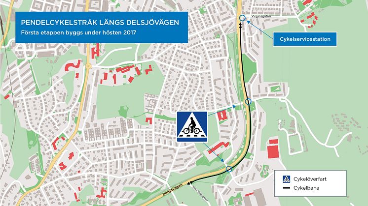 Nu börjar Göteborg bygga de första pendelcykelstråken