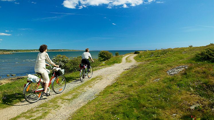 I Halmstad tar du dig lätt runt med cykel. Foto: Patrik Leonardsson