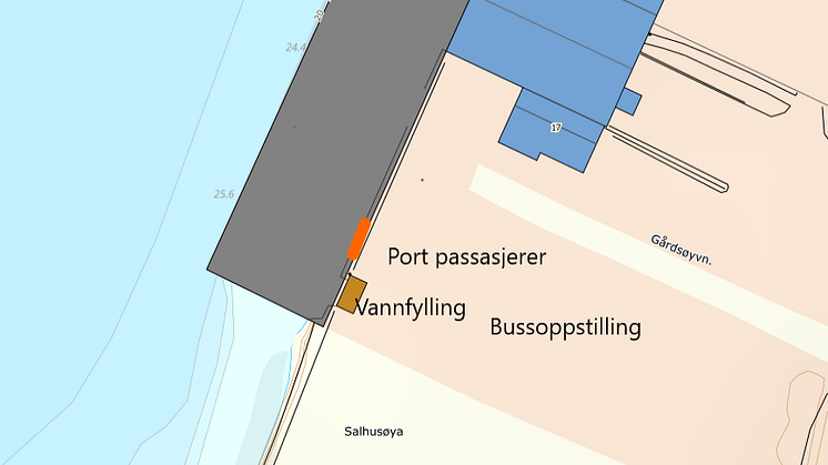 Gårdsøya kai og terminal