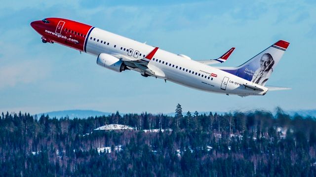 Solid passasjervekst og kapasitetsøkning for Norwegian i desember 