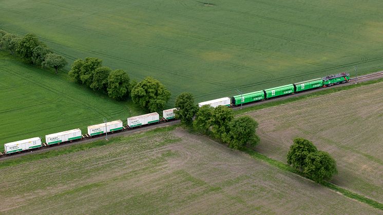 ​Scanlogs och Green Cargos samarbete minskar koldioxidutsläpp för Findus genom direkt tågförbindelse mellan Sverige och Italien