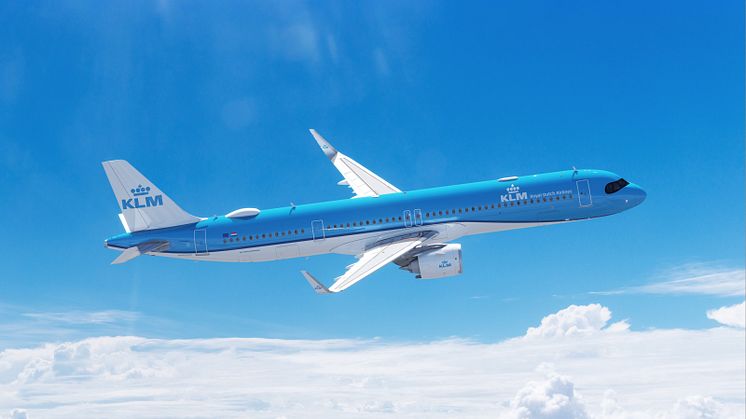 KLM reveals new A321neo livery