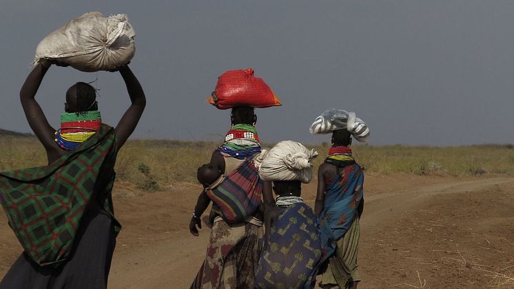 Miljontals har tvingats lämna sina hem i Sydsudan för att överleva. Foto: Bengt Klingberg