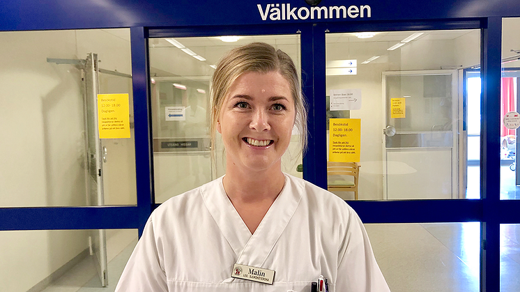 Malin Hellman är utnämnd till årets ortopedsjuksköterska 2019. 