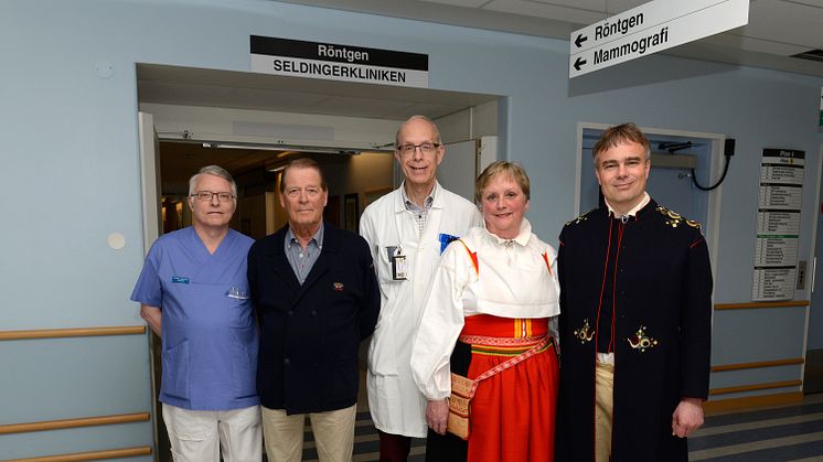 Röntgenkliniken i Mora nu officiellt döpt till Seldingerkliniken 