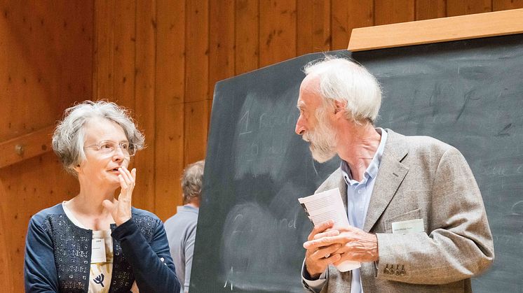 Biodynamic Research Conference at the Goetheanum: Veronique Chable and Jean-Michel Florin (Photo: Heini Heer)