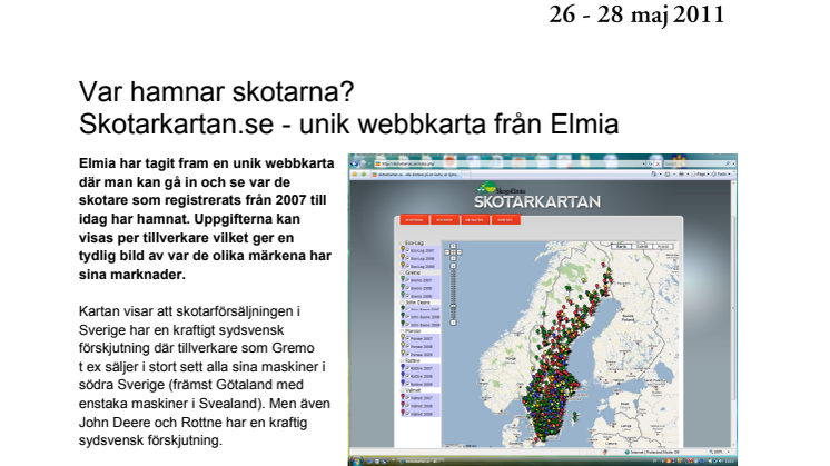 Var hamnar skotarna? Skotarkartan.se - unik webbkarta från Elmia