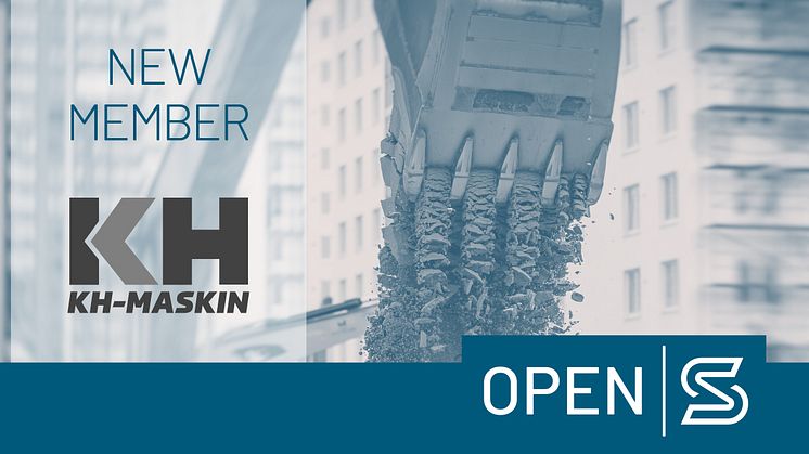 KH-Maskin AB est le premier concessionnaire de machines à rejoindre Open-S Alliance