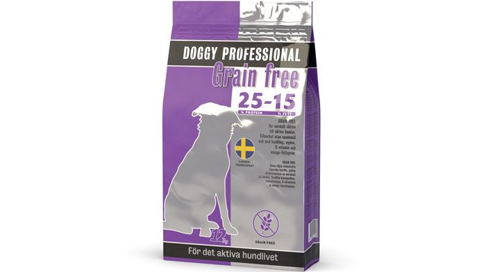 Doggy Professional Grain Free är en nyhet för det aktiva hundlivet