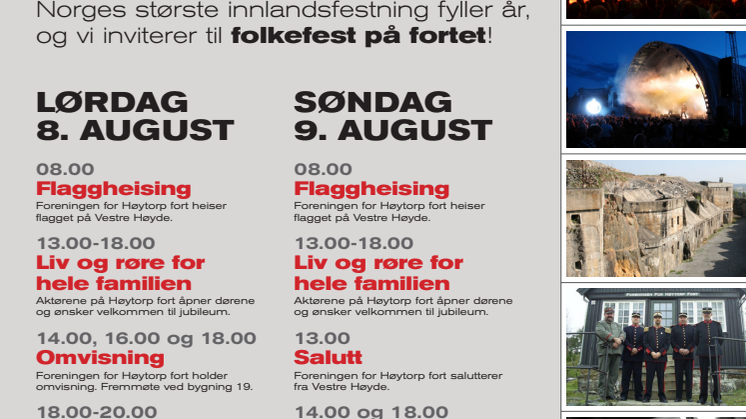 "Fyrverkerikonsert" - Det Norske Blåseensemblet inntar Høytorp Fort
