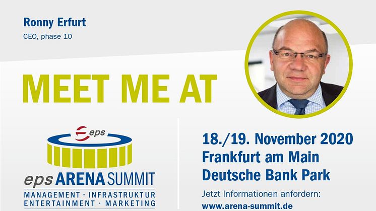 phase 10 spricht bei ARENA SUMMIT 2020