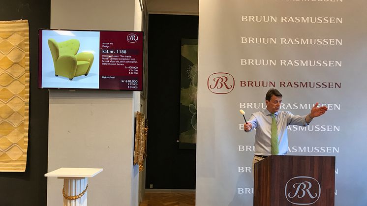 Frederik Bruun Rasmussen sells "The Tired Man" for DKK 610,000 (€107,000 including buyer’s premium).