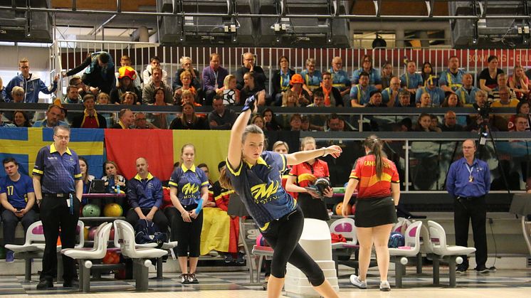 På bilden: Hanna Engberg. Källa: Svenska Bowlingförbundet