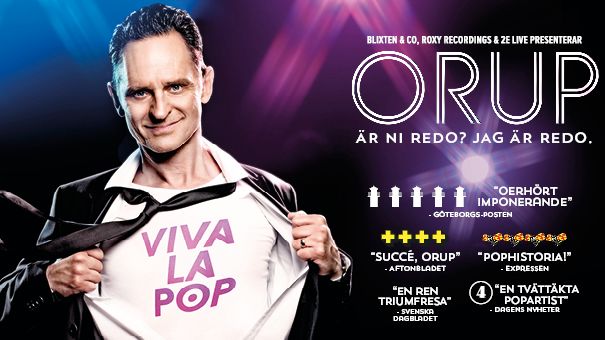 Orups succéshow Viva La Pop fortsätter 2016 
