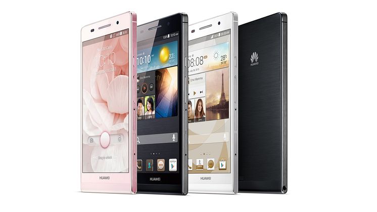 Huawei Ascend P6 rosa/svart/vit