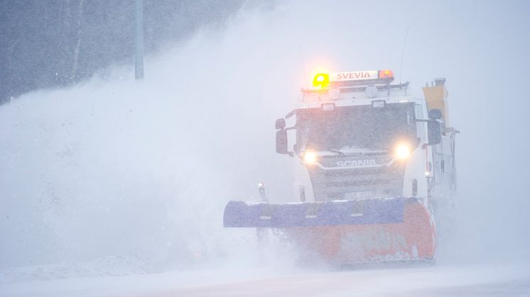 Under fyra år kommer Svevia att sköta om vägarna i Edsbyns driftområde. Foto: Patrick Trägårdh