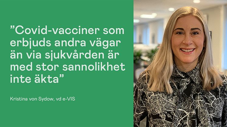 Kristina von Sydow är vd för e-vis och ordförande i EU Change Control Board.