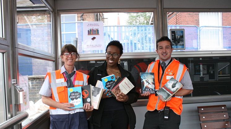 A new book exchange has been launched at St Albans City station