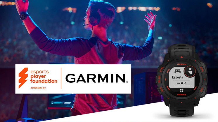 Auch die Talente der esports player foundation profitieren künftig von den Gesundheits- und Fitness-Tracking-Technologien der Garmin Instinct Esports.