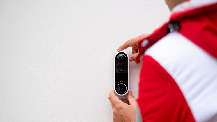 Verisure lanserar Arlo Video Doorbell – Videodörrklockan som möjliggör högupplöst video och tvåvägsljud