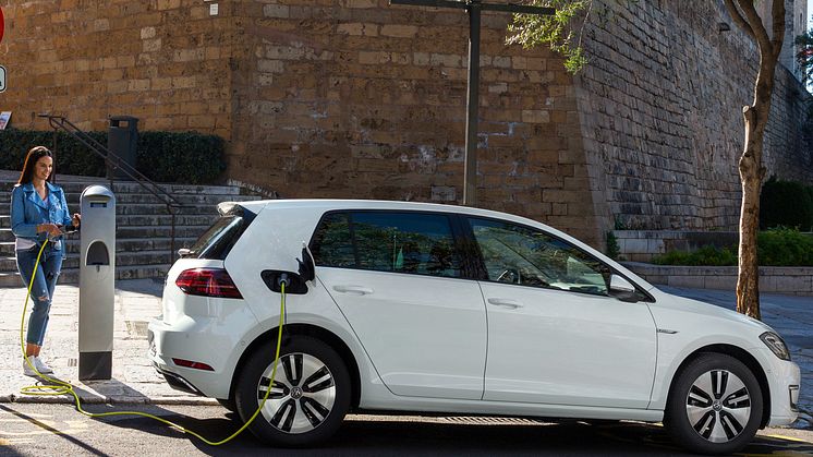 Livscyklusanalyse: e-Golf har lavere CO2-emission end en Golf TDI.