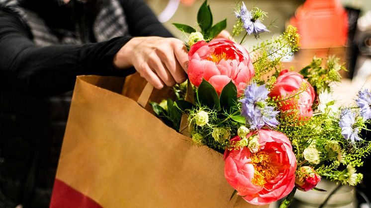 foodora siktar på att bli Sveriges populäraste q-handelsplats för blommor