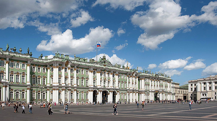 Das staatliche Eremitage-Museum in Sankt Petersburg.