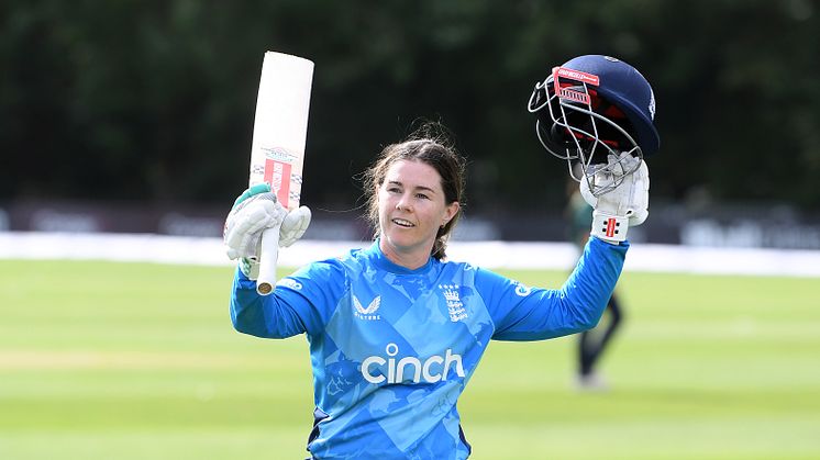 Beaumont hits record-breaking century for England Women in Belfast