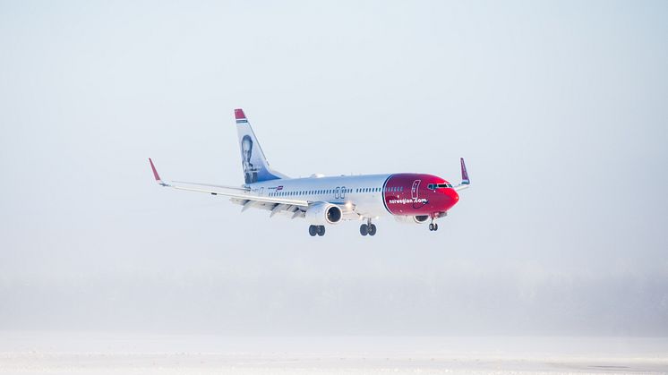 Norwegian's Boeing 737-800. Foto: Jørgen Syversen