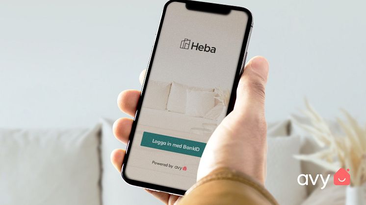 Heba skriver avtal med Avy om boendeapp för ökad service till hyresgästerna