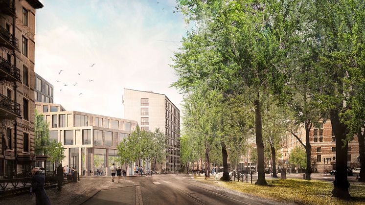 Handelshögskolan i Göteborg, förslag 6: Campus Diem, Från gatan