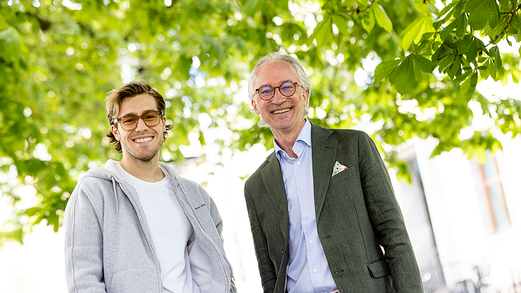 Benjamin Ingrosso och Stefan Forsberg. Foto: Yanan Li