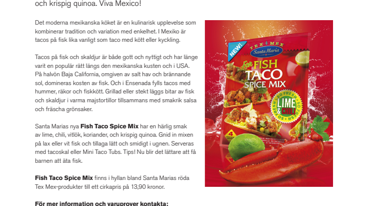 Ta-daa! Nu kan du laga hummertacos!