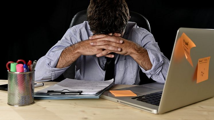 Jobbrelatert stress har gjort 63 prosent er bekymret for sin mentale helse, viser ny undersøkelse fra Simployer. FOTO: Dreamstime