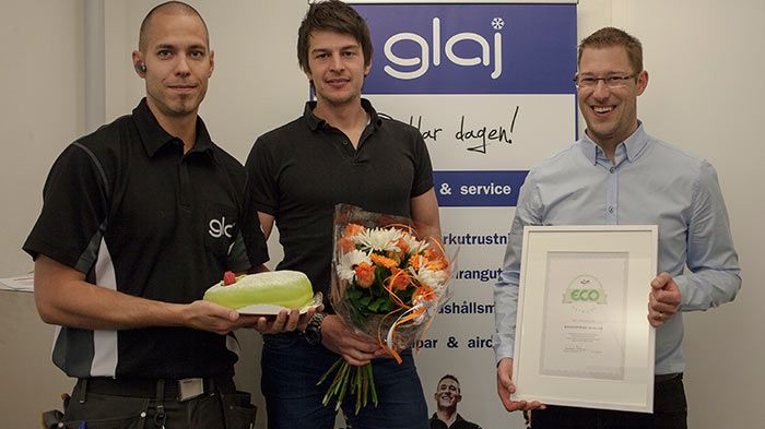 Maskinfirma Glaj får miljöutmärkelse