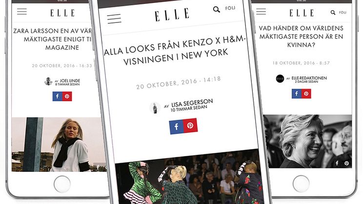 ​Nu är ELLE Sveriges största modesajt