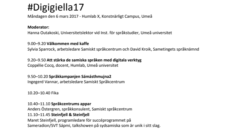 #DigiGiella17  - Kan digital teknik leda till en samisk språkrevolution?