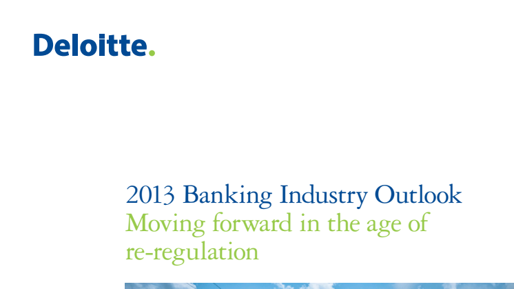 Banking Industry Outlook 2013 